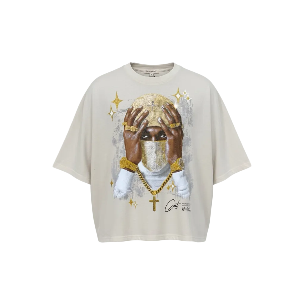 Ski Mask Boxy Crop T-Shirt