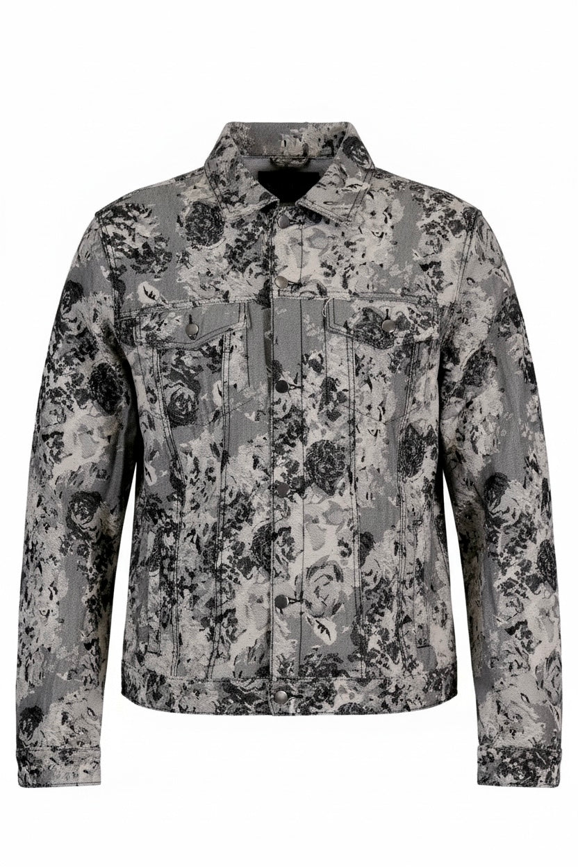 Floral Jacquard Jacket