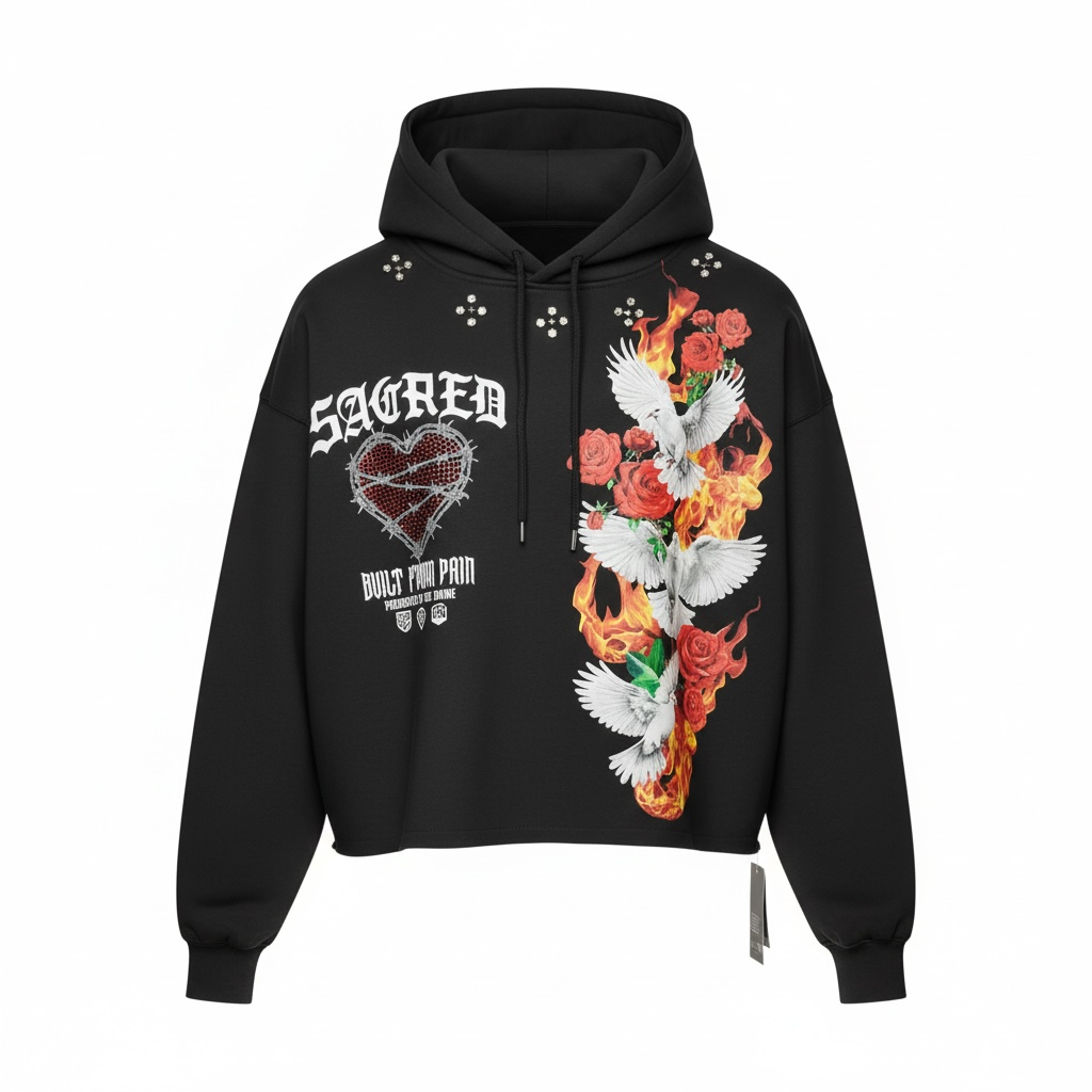 Sacred Crop Hoodie