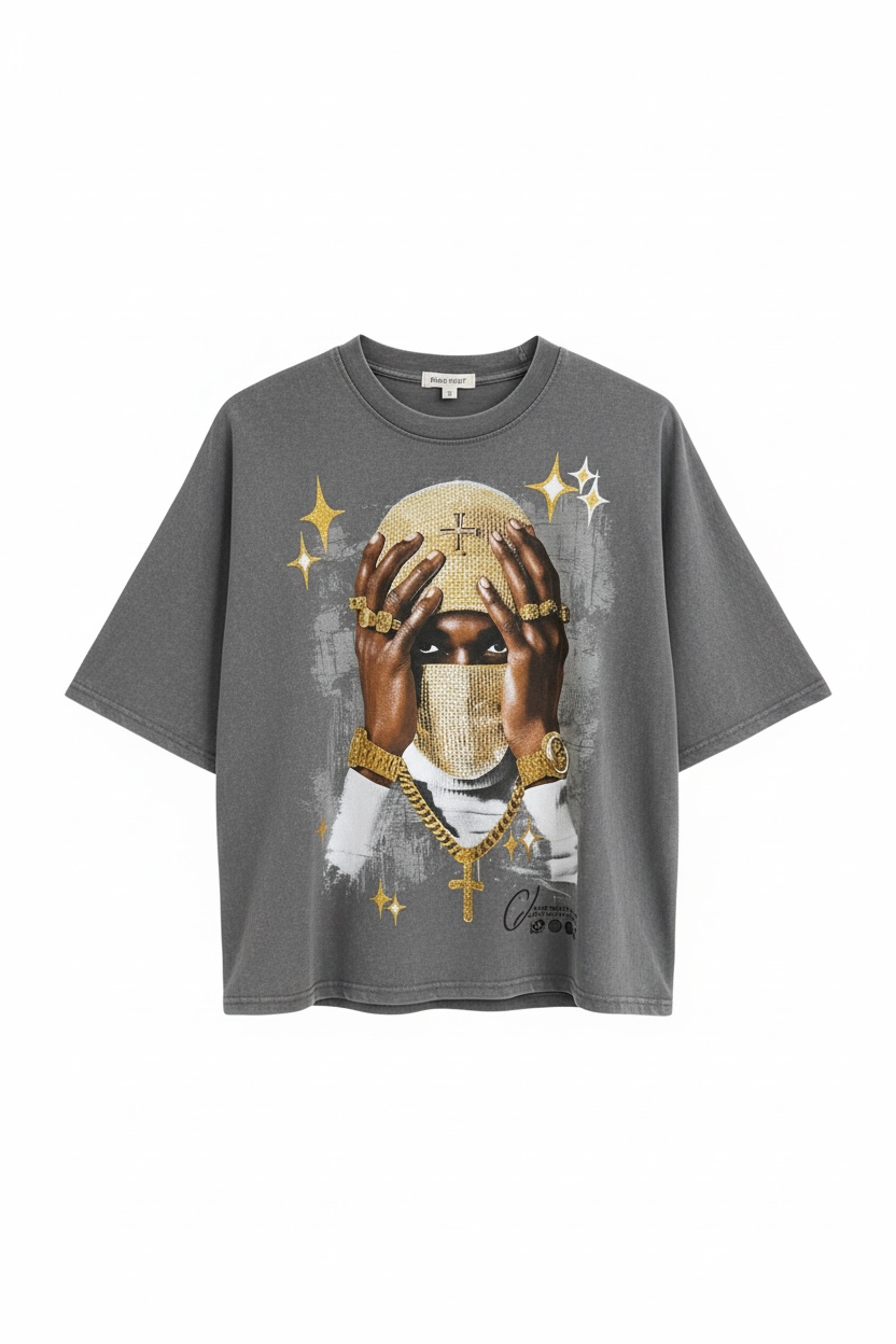 Ski Mask Boxy Crop T-Shirt