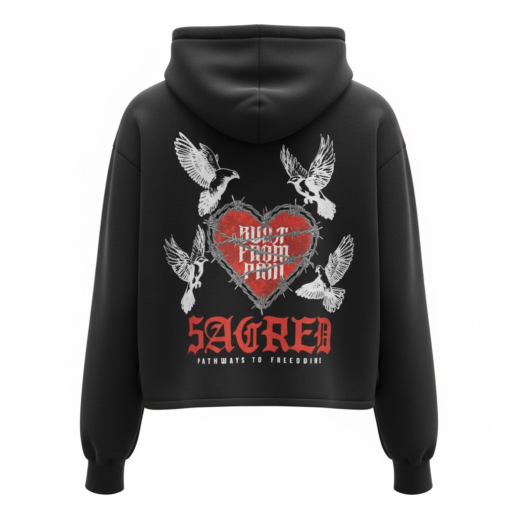 Sacred Crop Hoodie