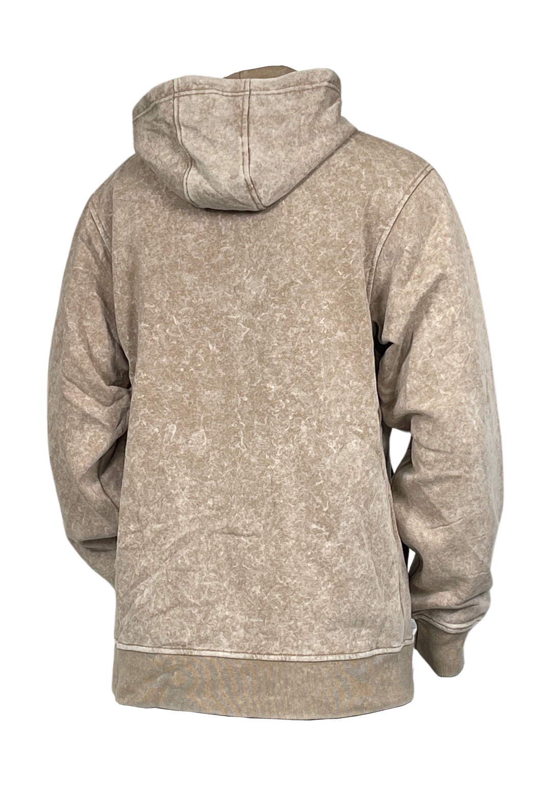 Men's Acid Wash Hoodie Khaki