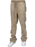 Men's Acid Wash Sweatpants Khaki