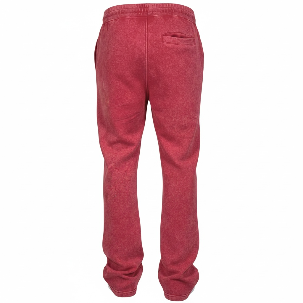 Men's Acid Wash Sweatpants Khaki