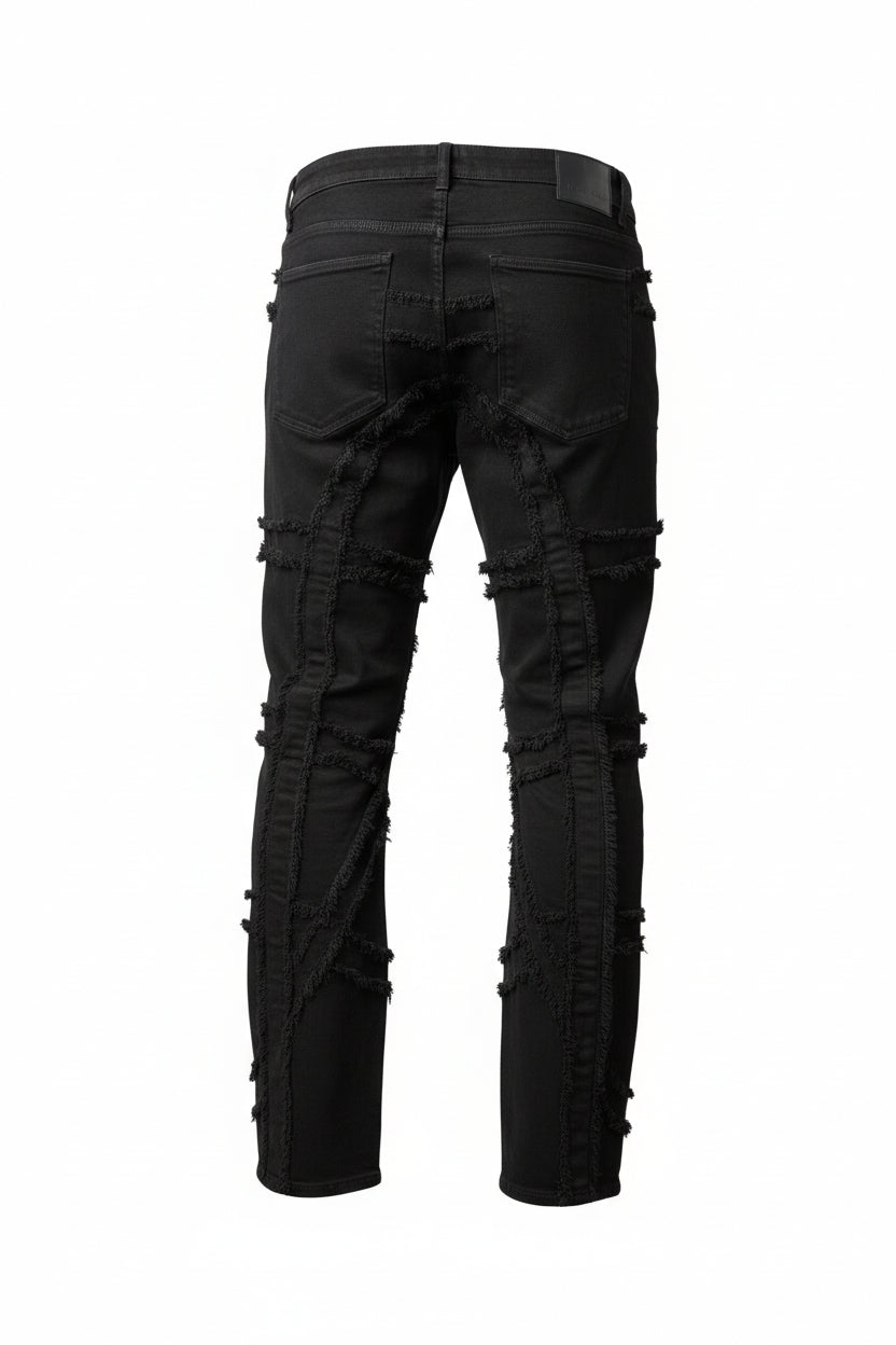 Bridge Fray Stacked Jeans