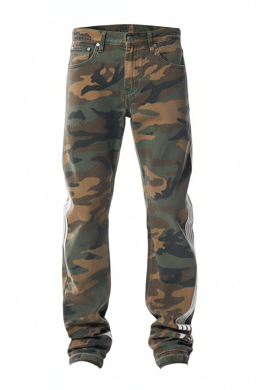 Galaxy Stripe Camo Jeans
