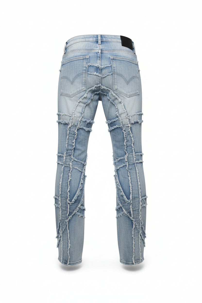 Bridge Fray Stacked Jeans