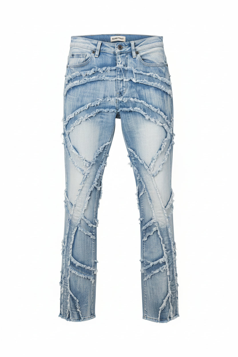 Bridge Fray Stacked Jeans
