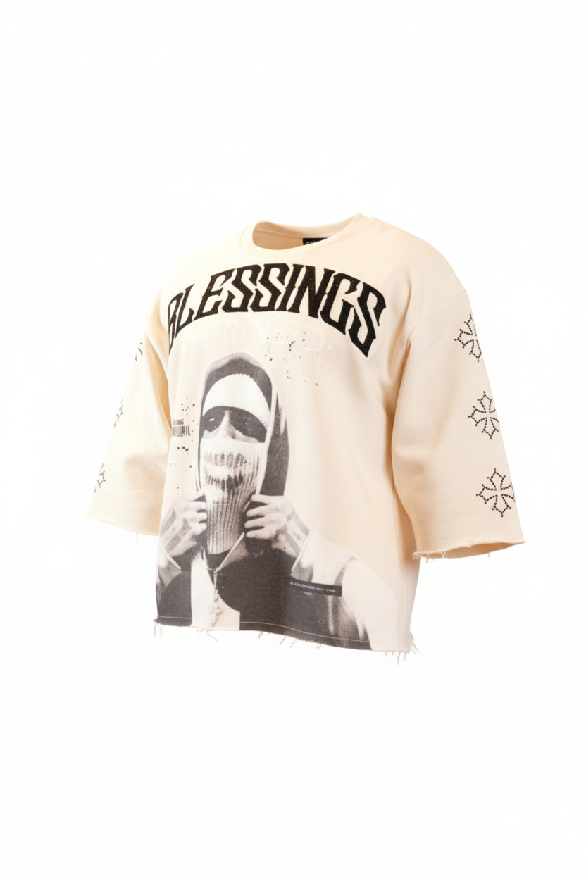 Blessings Boxy Crop Shirt