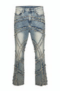Bridge Fray Stacked Jeans