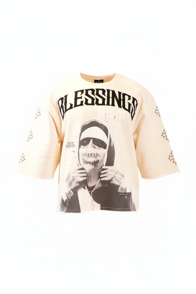 Blessings Boxy Crop Shirt