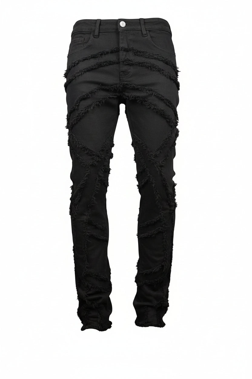 Bridge Fray Stacked Jeans